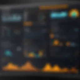 Visual representation of SolarWinds IP SLA dashboard