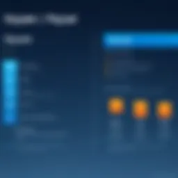 Comparative chart showing features of Square and PayPal
