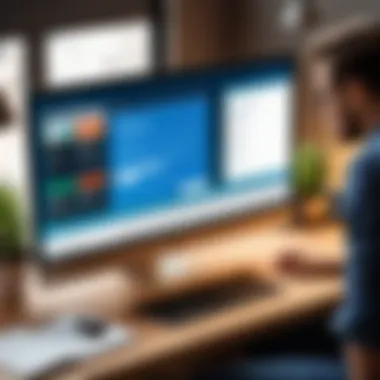 Illustration of a team utilizing Trello shares for project planning