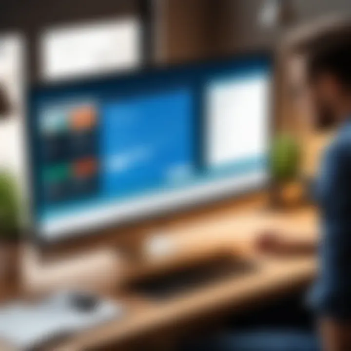 Illustration of a team utilizing Trello shares for project planning