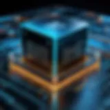 A digital fortress symbolizing robust internet security measures.