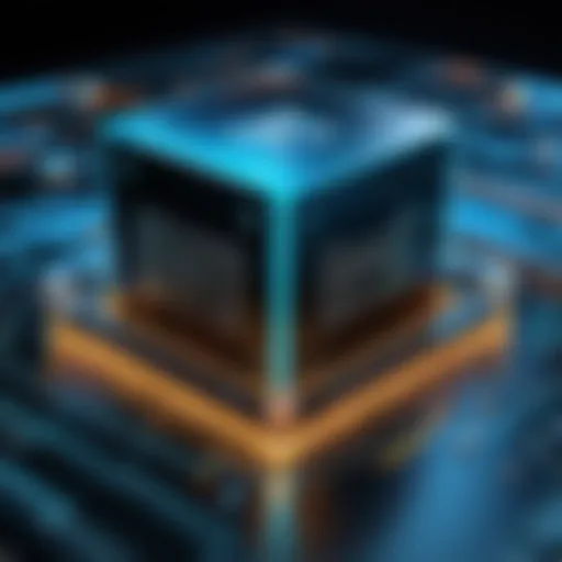 A digital fortress symbolizing robust internet security measures.