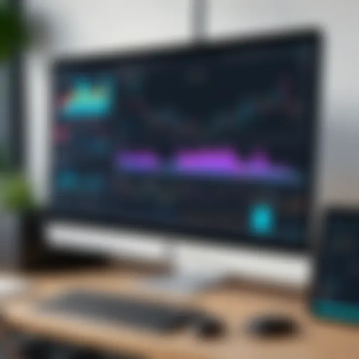 TradingView interface showcasing advanced charting tools