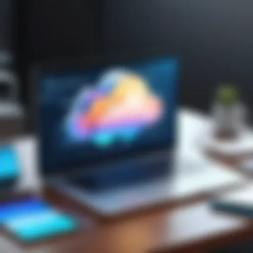 Cloud storage interface for document transfer