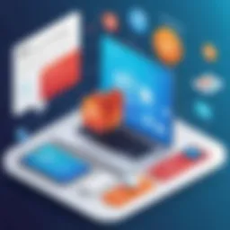 Diagram illustrating CDN architecture