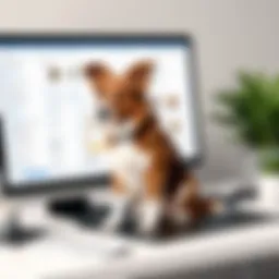 User-friendly interface of dog daycare booking software