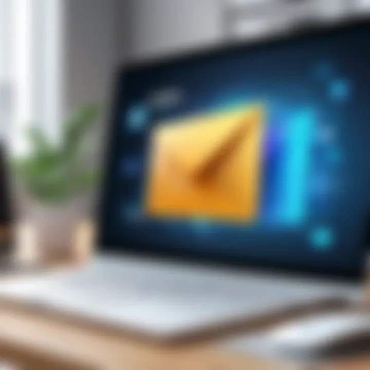 Visual representation of advantages of email forwarding services