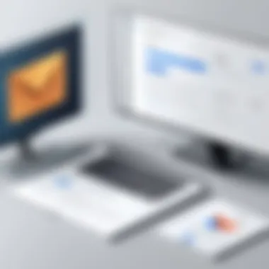 Diagram showing different types of email forwarding services