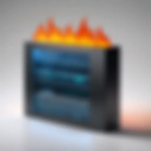 Visual representation of firewall architecture