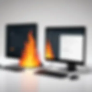 Diagram illustrating firewall methodologies