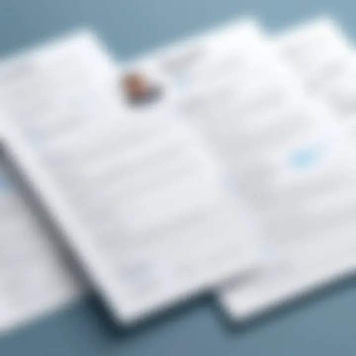 A conceptual diagram illustrating the workflow of resume parsing