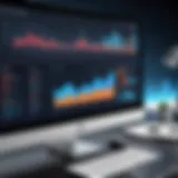 CRM software interface showcasing sales data