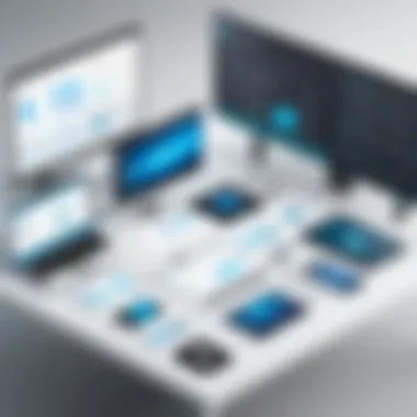 Collaborative Features of the eLearn Suite Diagram illustrating the collaborative features of the eLearn Suite in a learning environment.