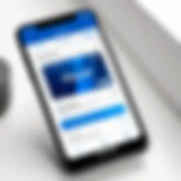 A sleek smartphone displaying the PayPal Reader App interface