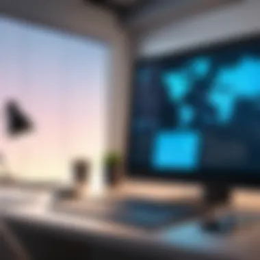 Innovative Interface of Virtual Onboarding Software Virtual onboarding software interface showcasing interactive features