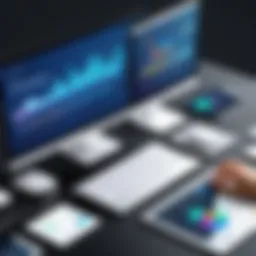 Visual representation of workflow software features